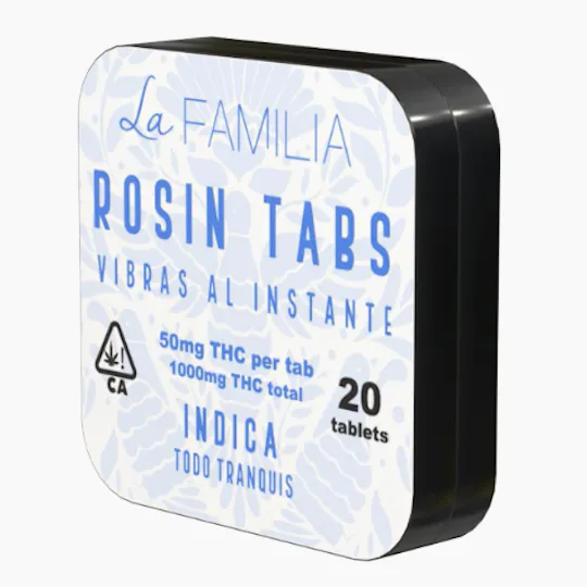 La Familia - Todo Tranquis | Indica | Rosin Tabs | 20pk | 1000mg - 1