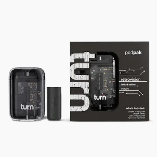turn - Clear Podpak | Battery - 1