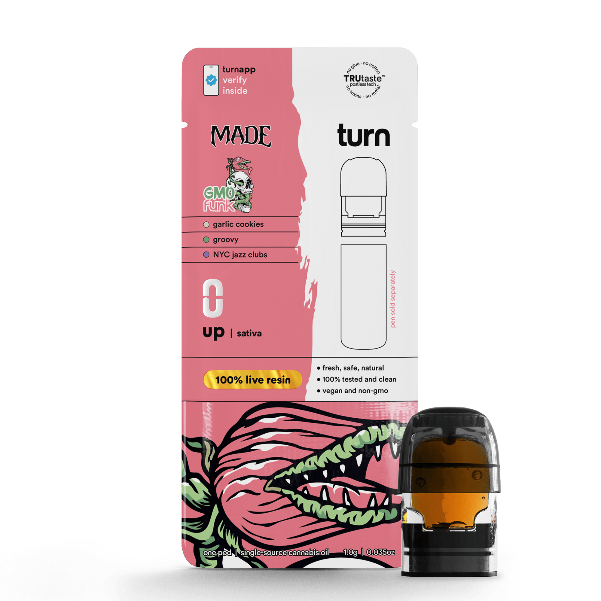 turn - GMO Funk | 100% Live Resin | Sativa - 1