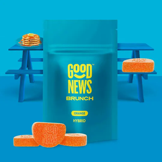 Good News - Brunch Orange Gummies | 100mg | 10ct | 10mg/ea - 1