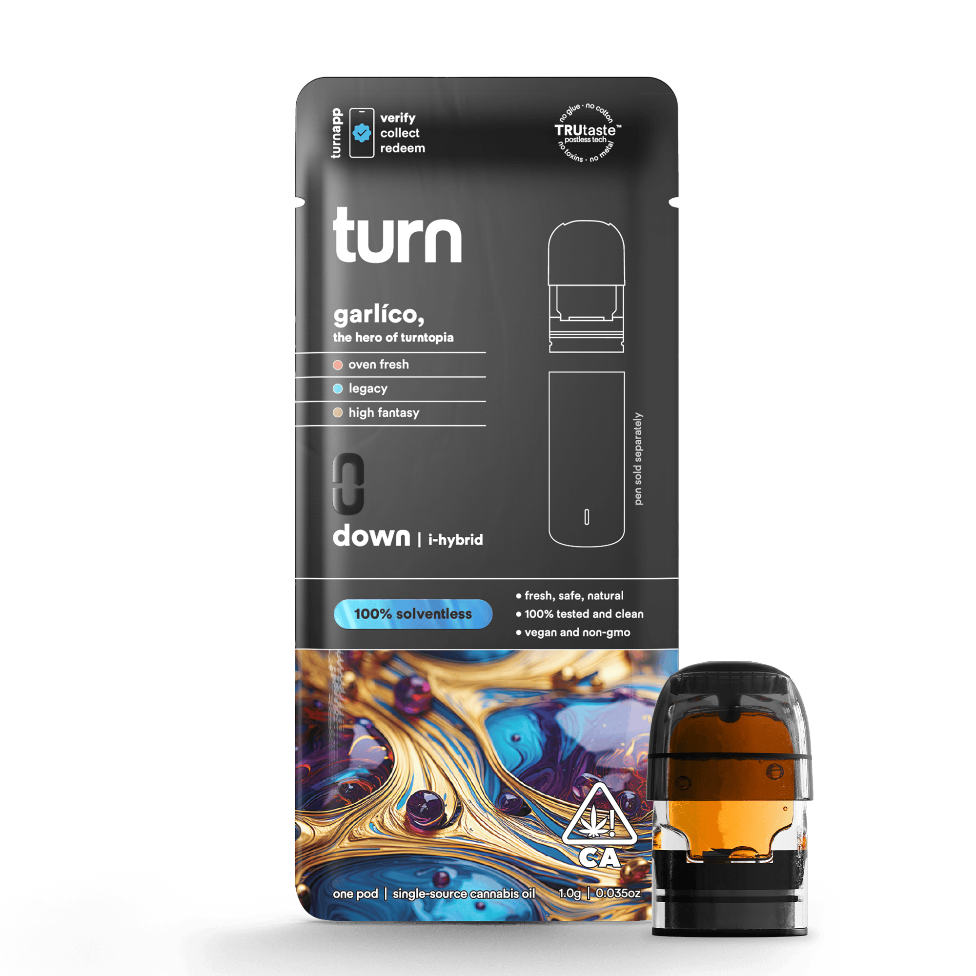 turn - Garlico | 100% Solventless | Indica-Hybrid - 1