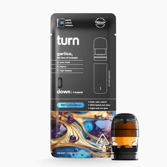 turn - Garlico | 100% Solventless | Indica-Hybrid - 1