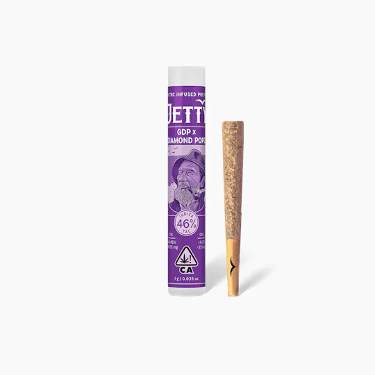 Jetty Extracts - GDP x Diamond Popz | Infused Joint | 1g - 1