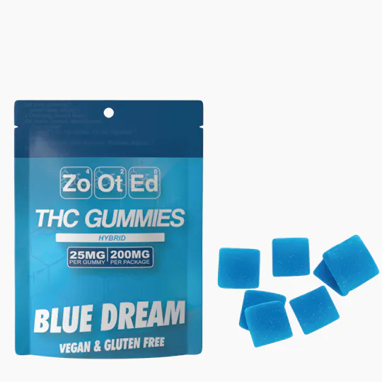 Zooted Brandz - MI - Blue Dream Infused Gummies | 200mg | 8ct | 25mg ea - 1