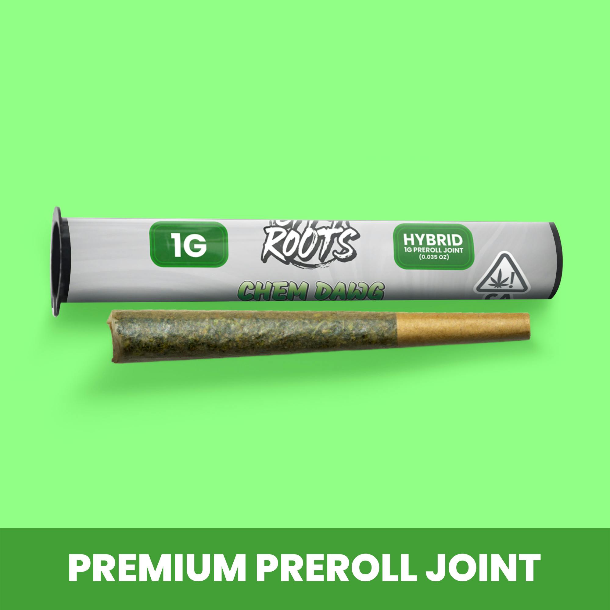 City Roots - Chemdawg (Hybrid) Preroll 1g - 1