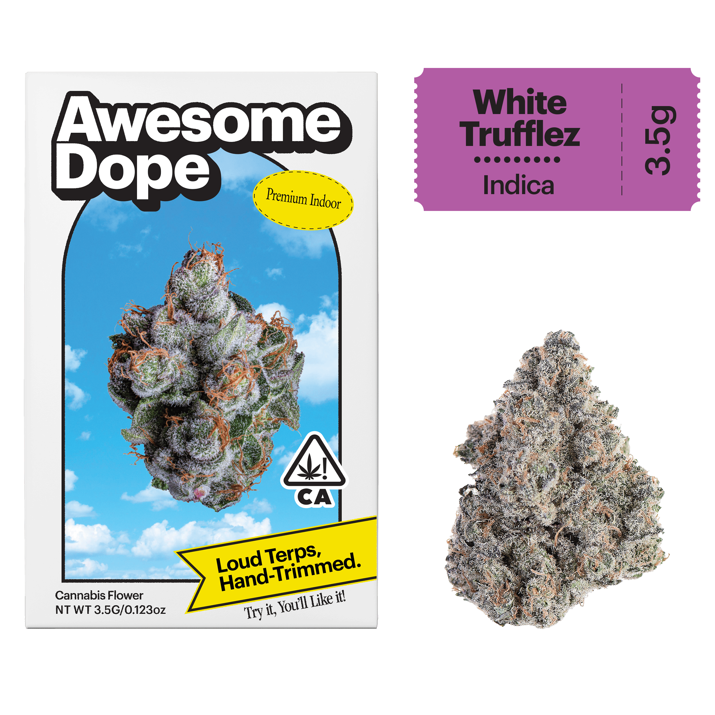Awesome Dope - White Trufflez | Premium Indoor Big Buds | 3.5g - 1