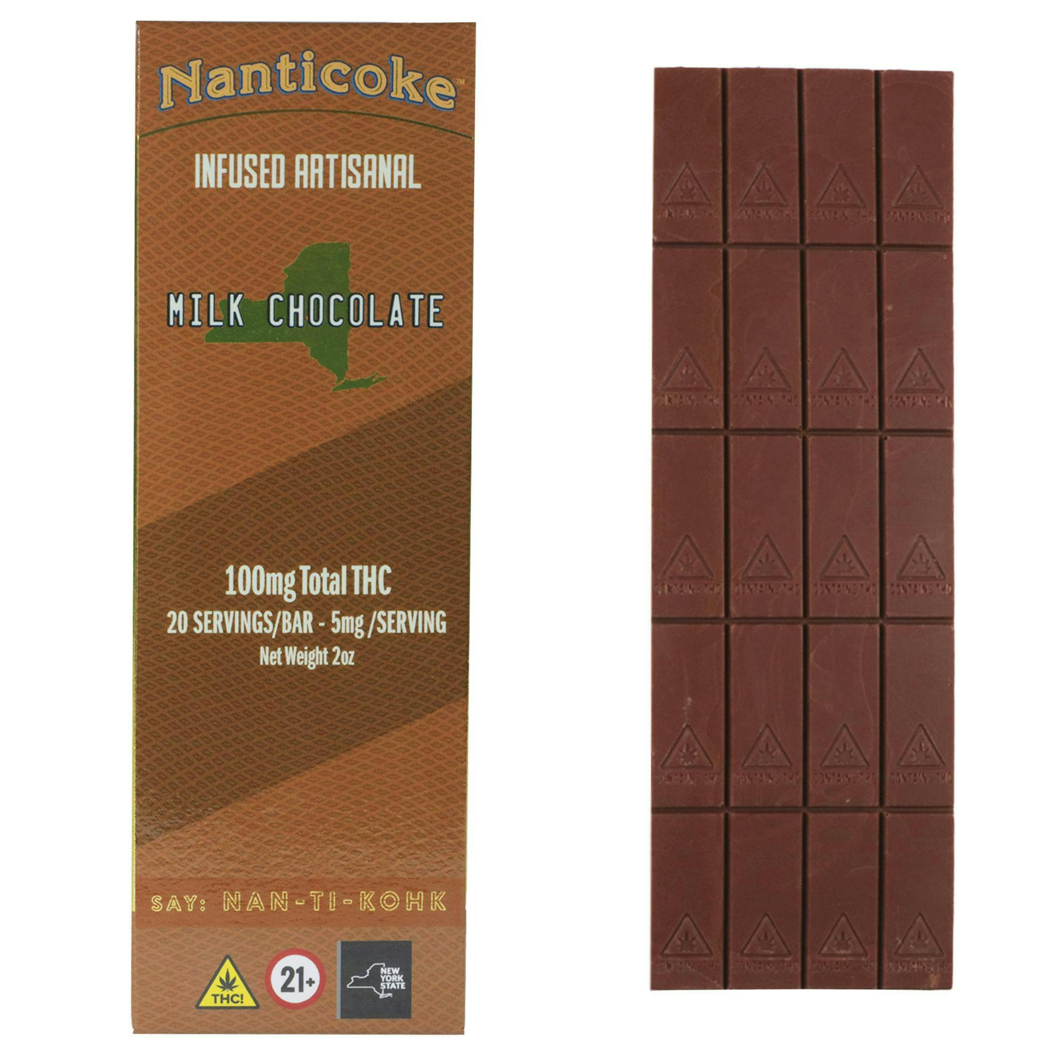 Nanticoke - Milk Chocolate | 100mg | 20ct | 5mg/ea - 1