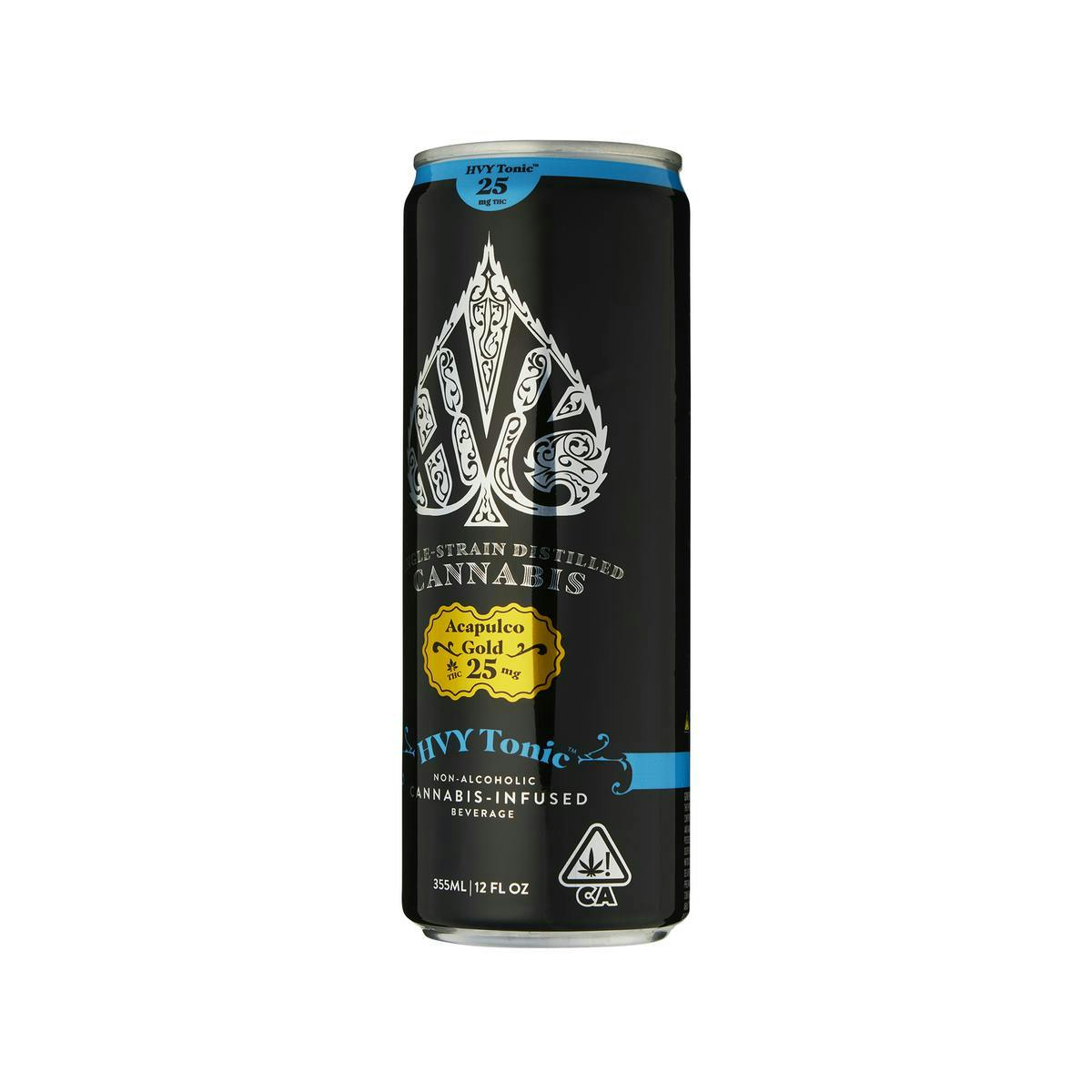 Heavy Hitters - HVY 25 | Acapulco Gold Tonic | Carbonated | 25mg | 355mL - 1
