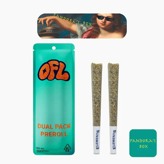 Oakfruitland (OFL) - Pandora's Box | Joints | 1g each | 2pk - 1