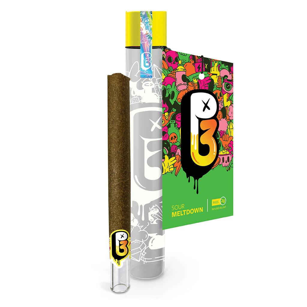 P3 - Sour Meltdown Infused Blunt | 2g - co - 1