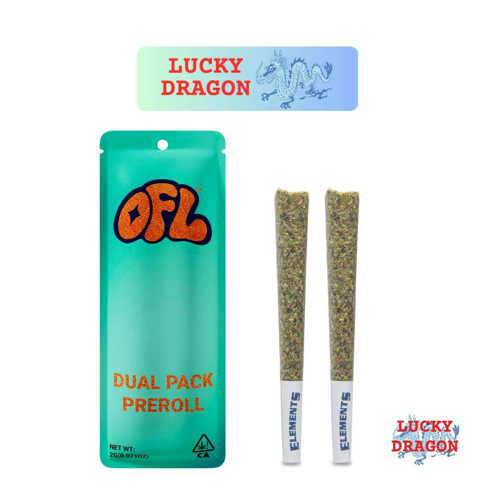 Oakfruitland (OFL) - Lucky Dragon | Joints | 1g each | 2pk - 1
