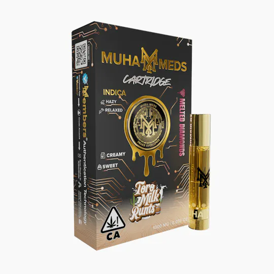 Muha Meds - Muha Meds | Toro Milk Runtz | Melted Diamonds Cartridge | 1g - 1