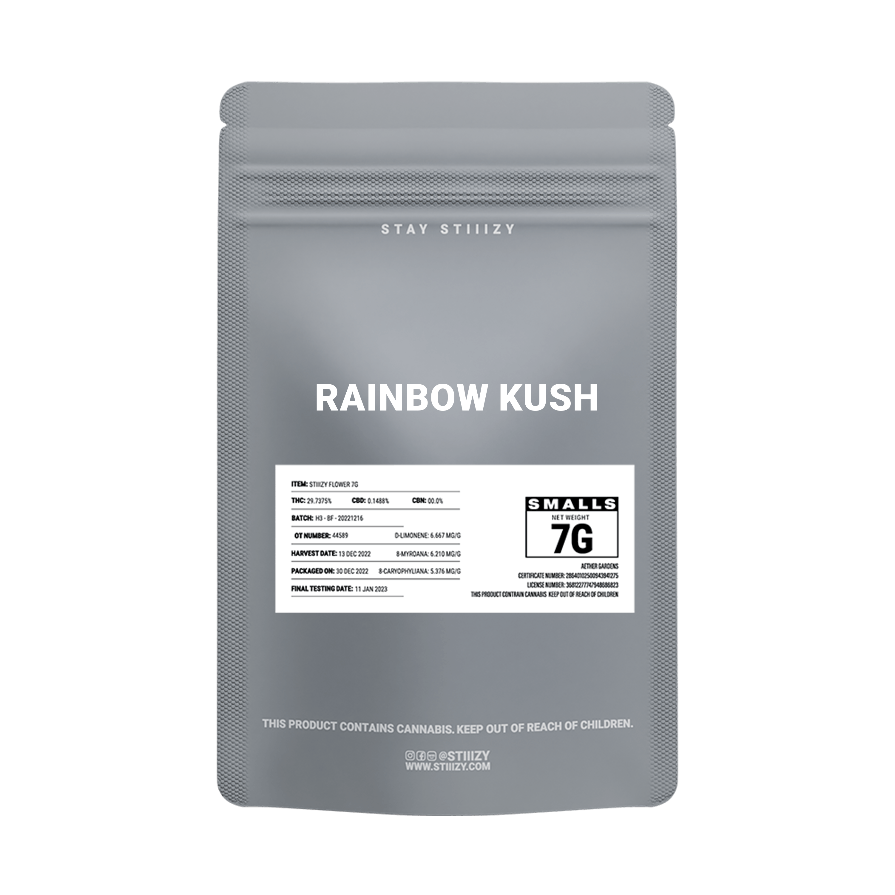 STIIIZY - RAINBOW KUSH - 7G - 1