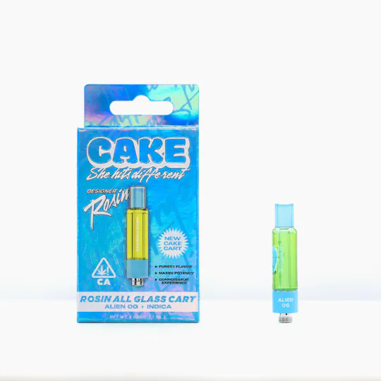 CAKE she hits different - Alien O.G. | Live Rosin Cartridge |1g - 1