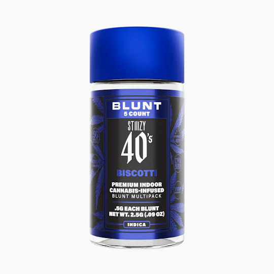 STIIIZY - - BISCOTTI - .5G 40's Infused Mini Blunt 5 Pack - 1