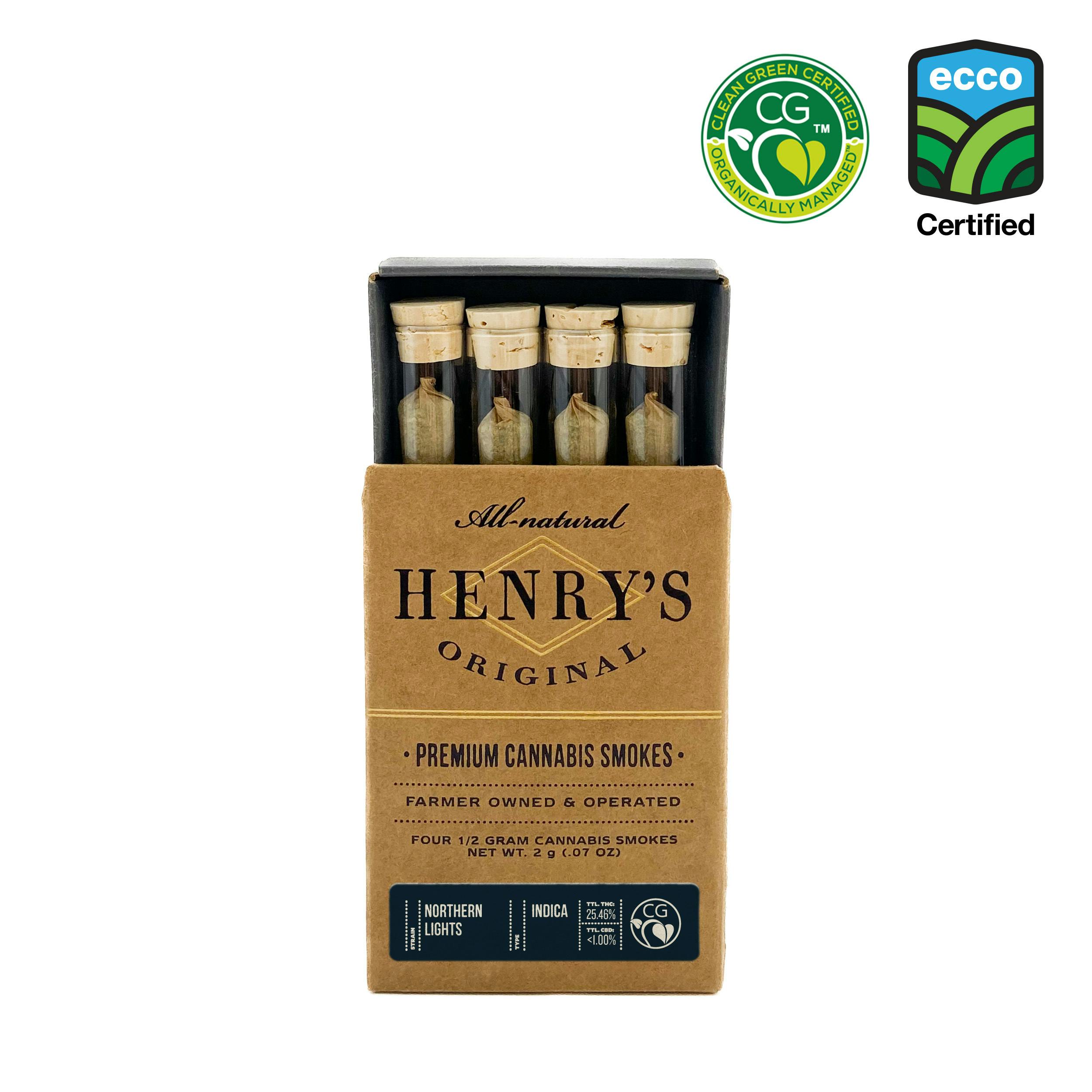 Henry's Original - Henry's Original | Northern Lights | Joints | 0.5g each | 4pk - 1