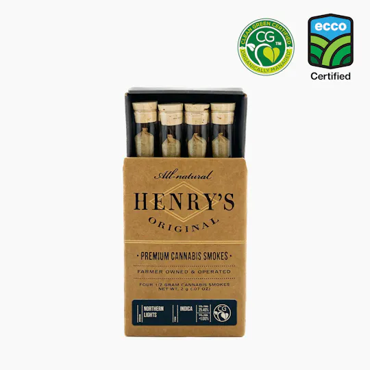 Henry's Original - Henry's Original | Northern Lights | Joints | 0.5g each | 4pk - 1