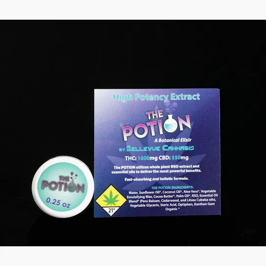 Tilted by Bellevue Cannabis Co - The Potion | 2:1 THC:CBD 1000mg:550mg Cream | 7g - 1