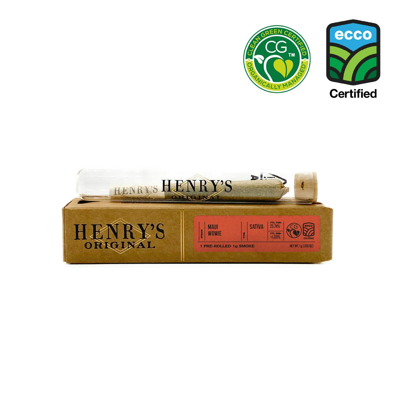 Henry's Original - Henry's Original | Maui Wowie | Joint | 1g - 1
