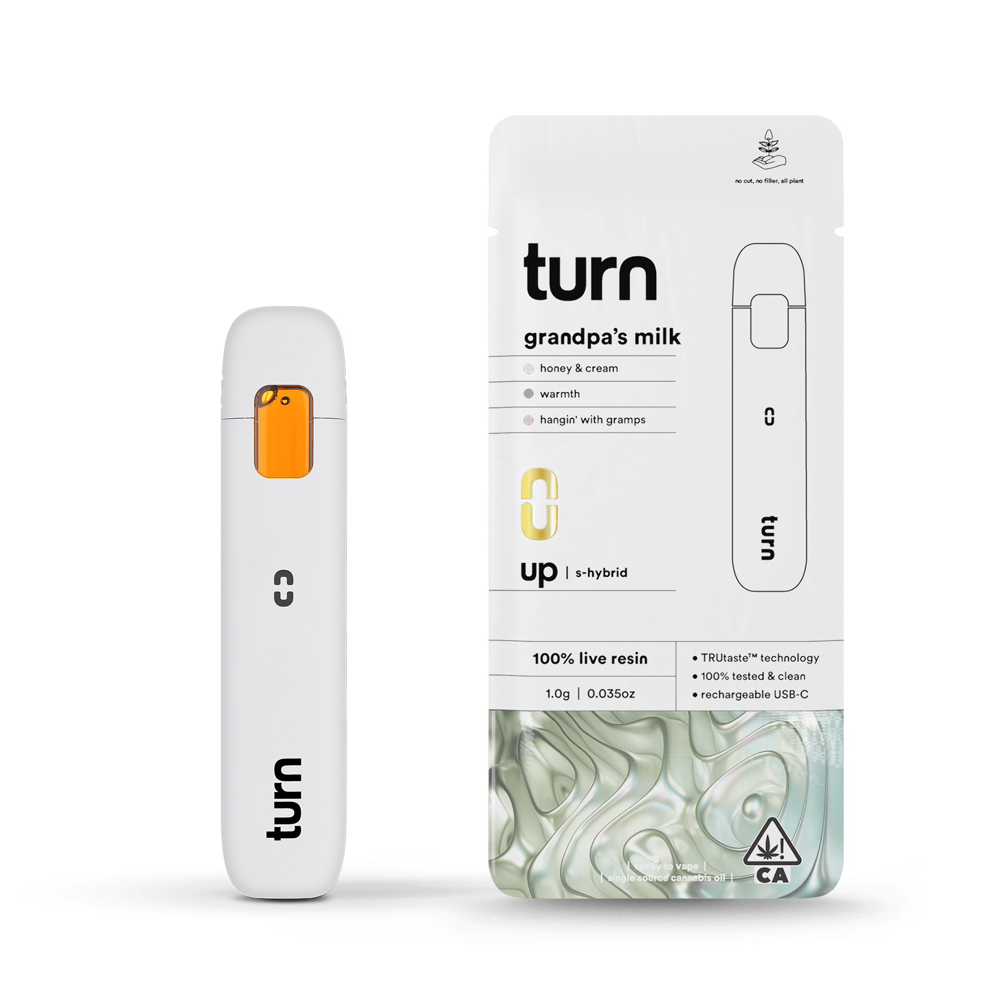 turn - Grandpa's Milk | 100% Live Resin | AIO | Sativa-Hybrid - 1