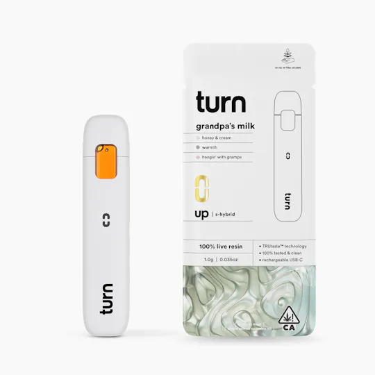 turn - Grandpa's Milk | 100% Live Resin | AIO | Sativa-Hybrid - 1