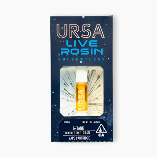 URSA Extracts - G-Tank 0.5g Live Rosin Cartridge - 1