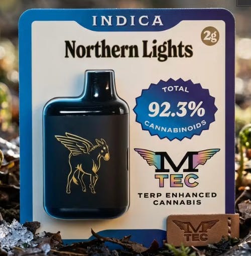 Mule Extracts - Northern Lights | Dank Tank Live Resin Disposable | 2g - 1