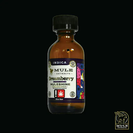 Mule Extracts - Dreamberry Muleshine | Infused Syrup | 500mg THC:250mg CBN | 30ml - 1