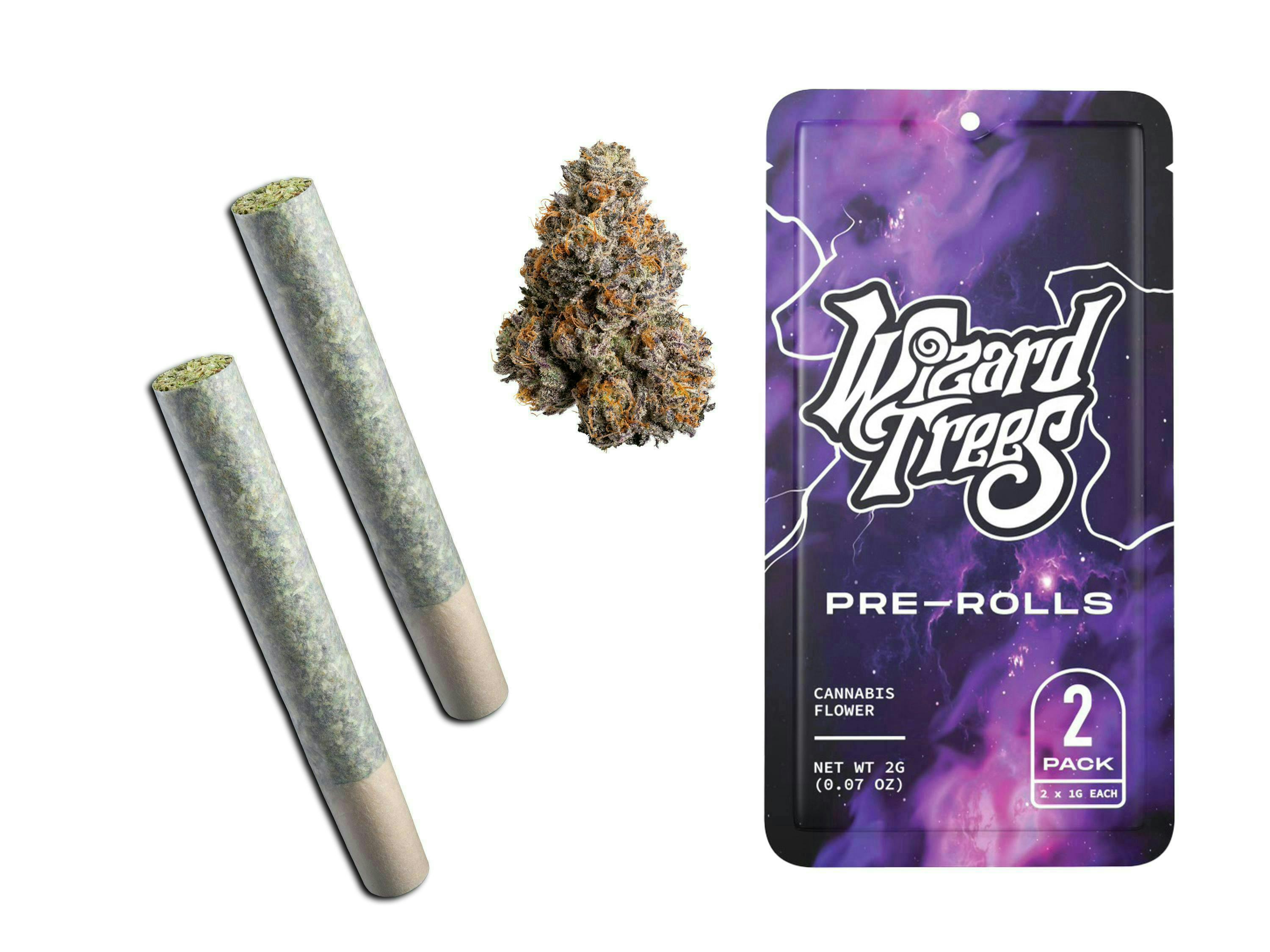 Wizard Trees - Black Light | Pre-Roll | 1g each | 2pk - 1