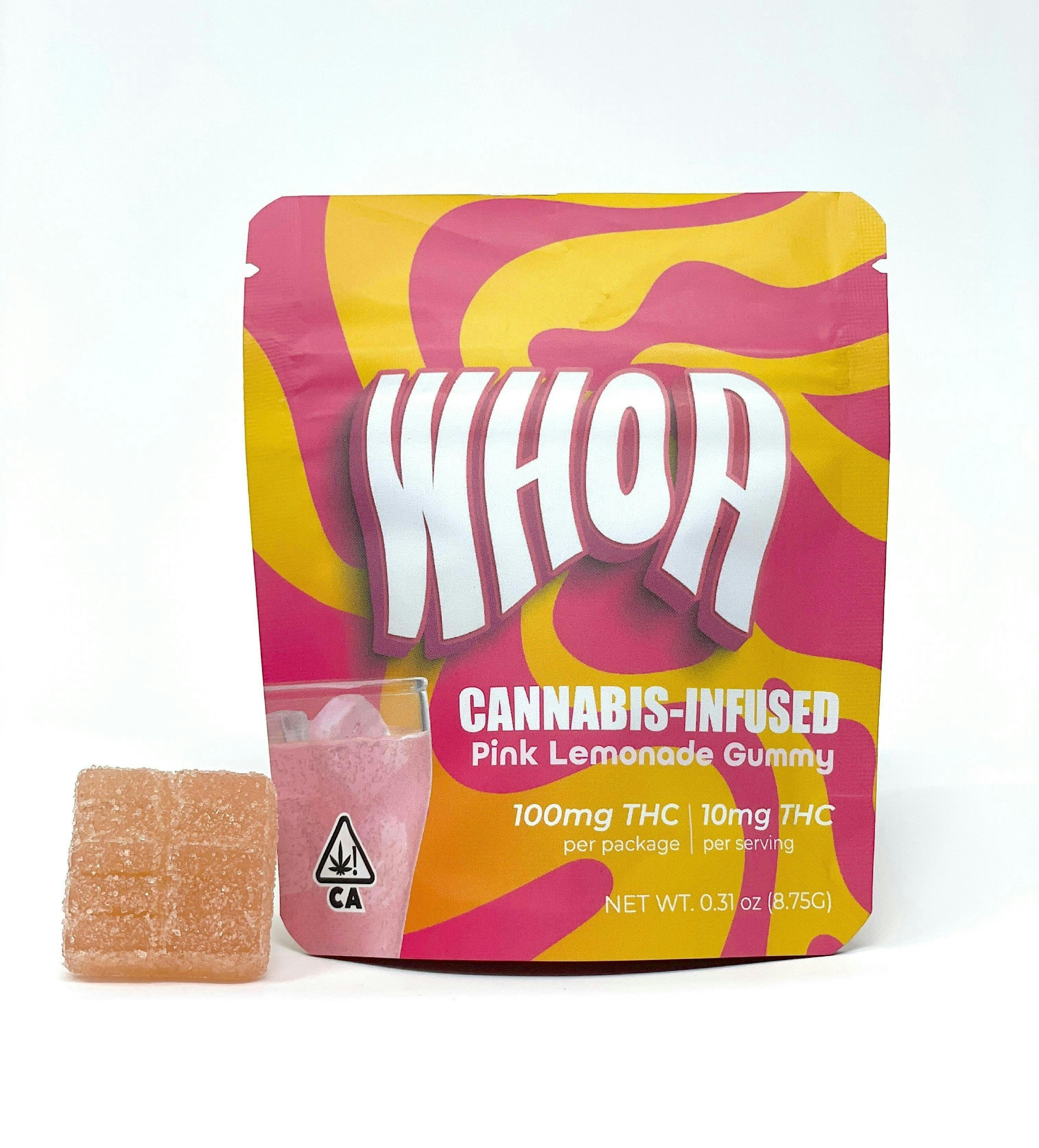 Whoa - Pink Lemonade Gummy - Bite (100mg) - 1
