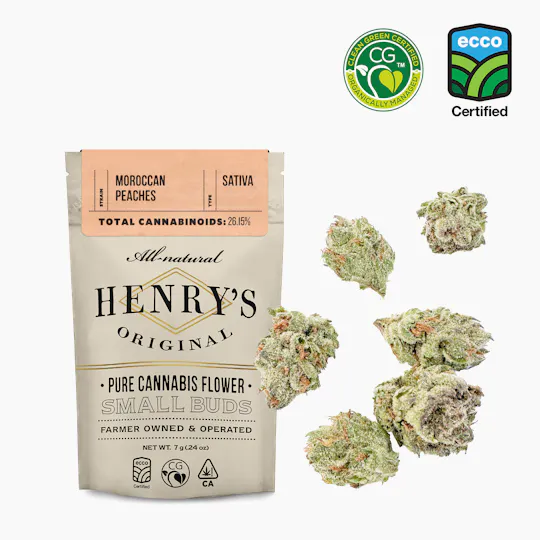 Henry's Original - Henry's Original | Moroccan Peaches | Pouch Small Buds | 7g - 1