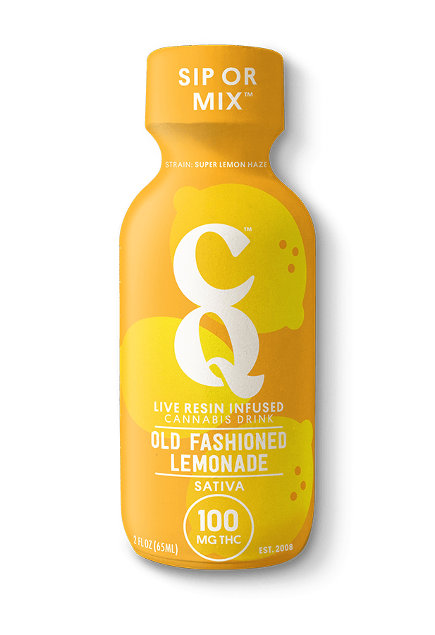 CQ Drinks - OLD FASHIONED LEMONADE shot w/ LIVE RESIN (STRAIN: SUPER LEMON HAZE) - 1