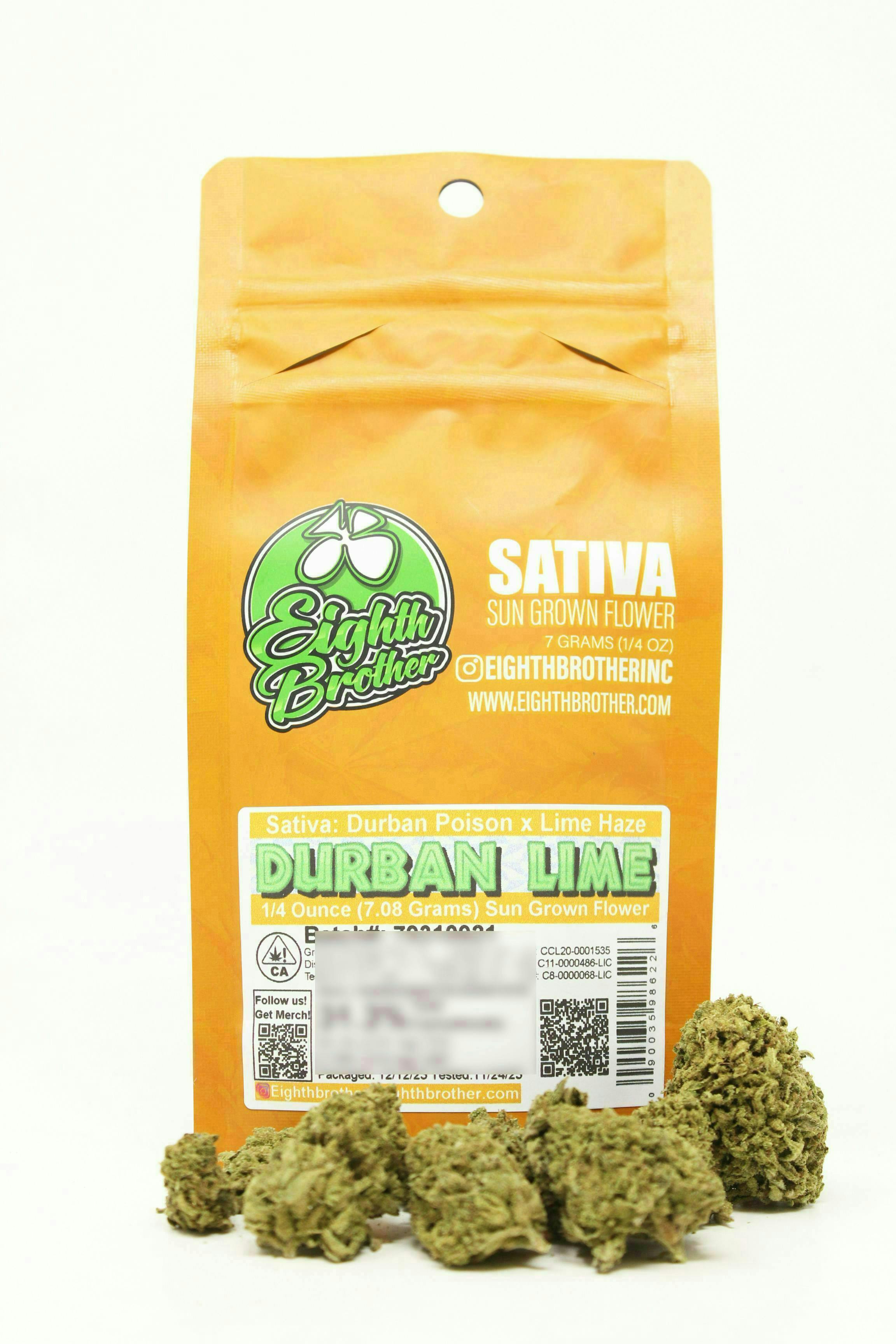 Eighth Brother - Eighth Brother | Durban Lime | Flower | 7g - 1
