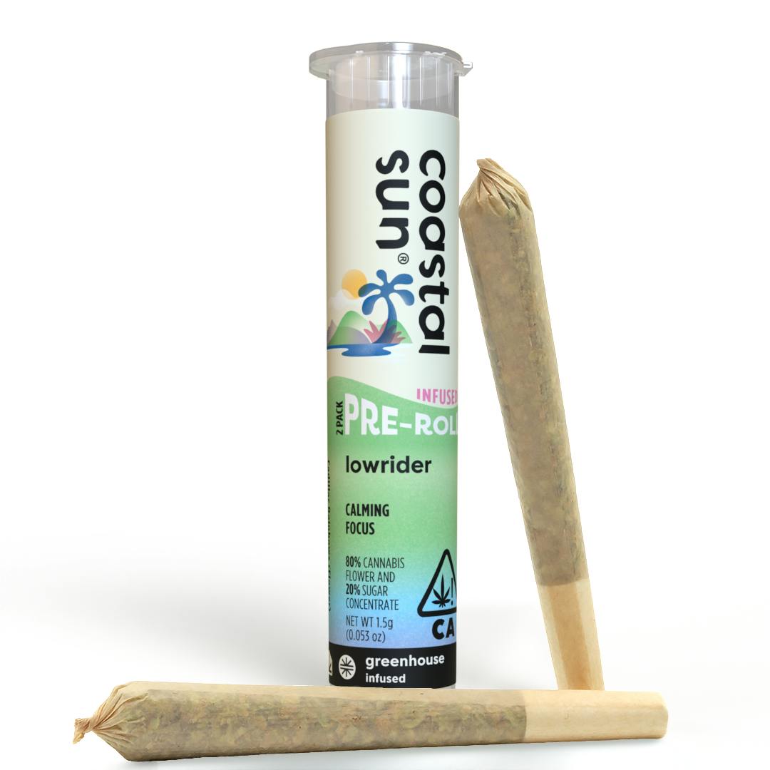 Coastal Sun - Coastal Sun | Lowrider | Infused Joints | 0.75g | 2pk - 1