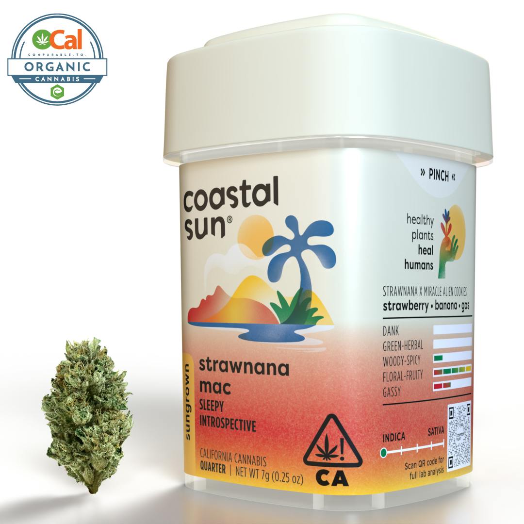 Coastal Sun - Strawnana Mac Sungrown Flower 7g - 1