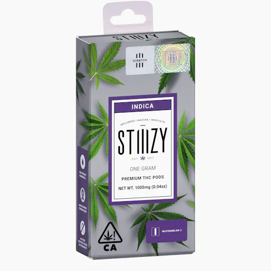 STIIIZY - Vape Cartridge - WATERMELON Z 1G Original THC Pod - STIIIZY - 1