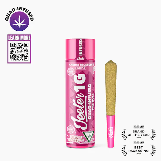 Jeeter - Jeeter | Cherry Blossom | Quad-Infused Joint | 1g - 1