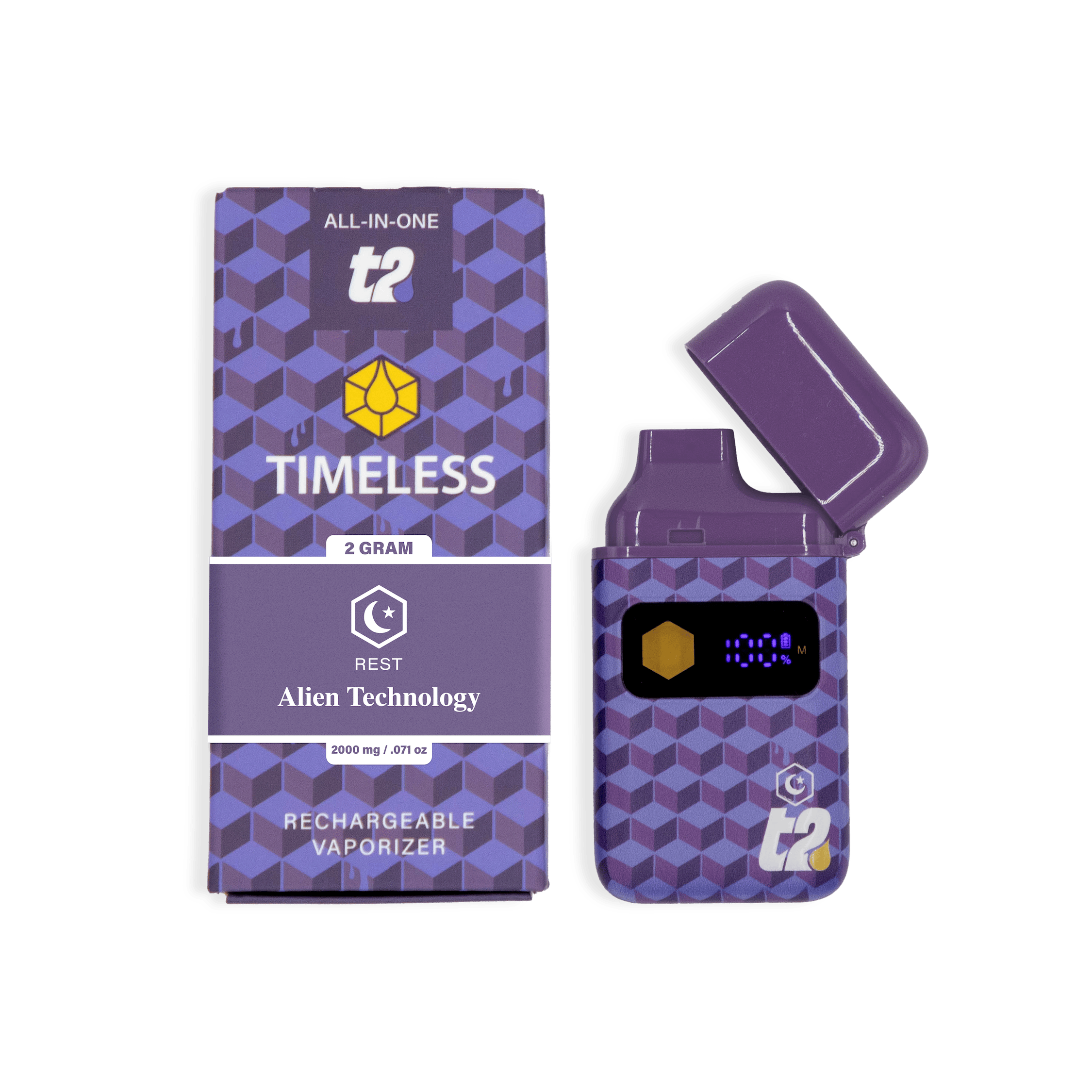 Timeless Vapes - Alien Technology | T2 Disposable | 2g - 1