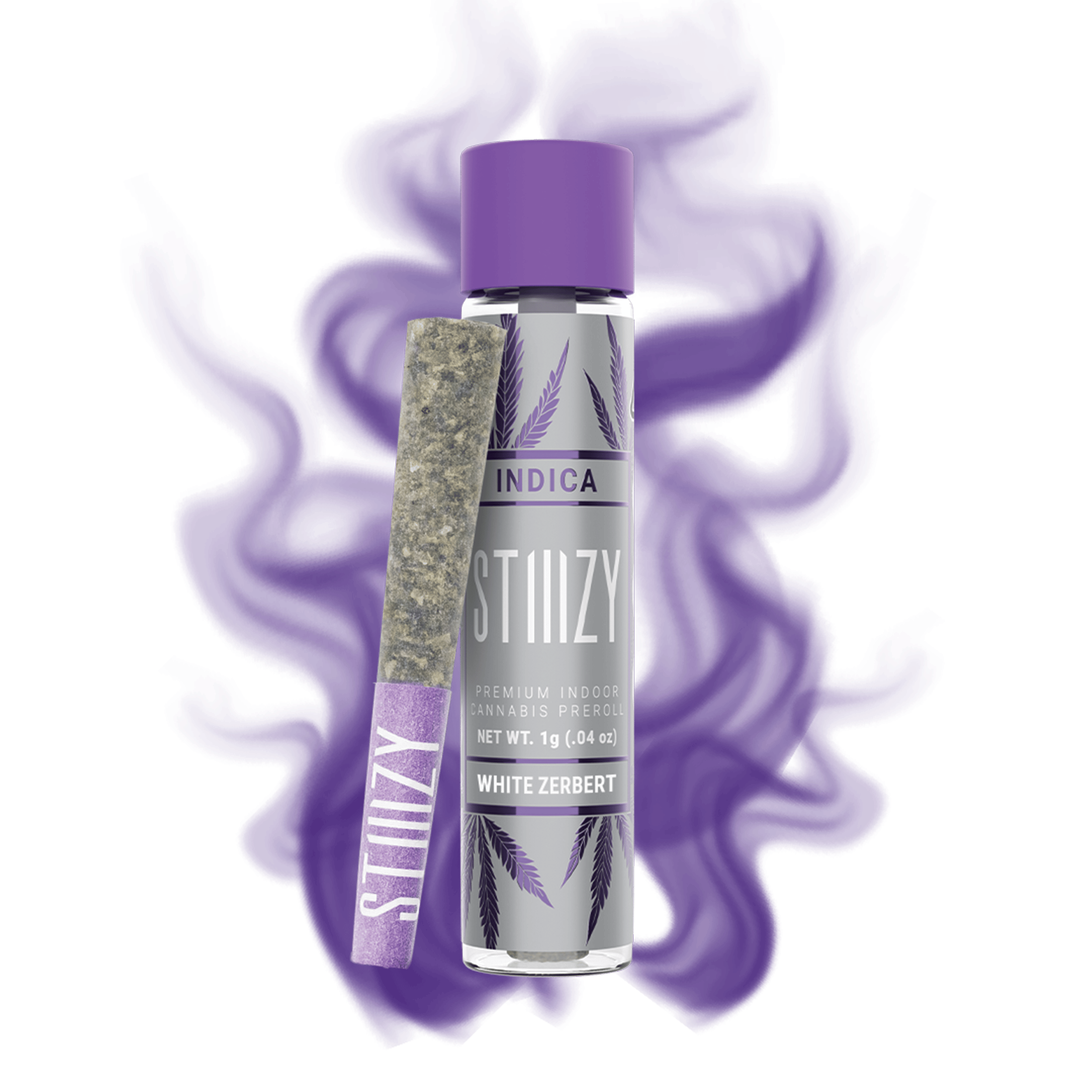 STIIIZY - - WHITE ZERBERT - 1G Naked Preroll - 1