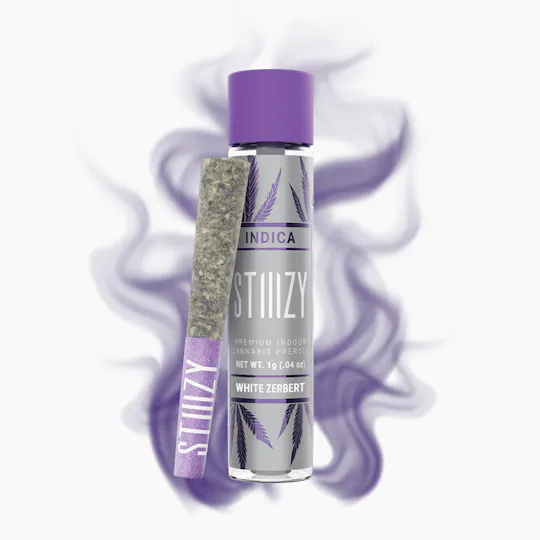 STIIIZY - - WHITE ZERBERT - 1G Naked Preroll - 1