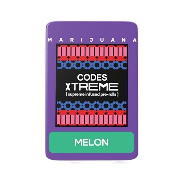Codes - Chimera Junky X Melon | Xtreme Infused Minis | 0.7g each | 3pk - 1