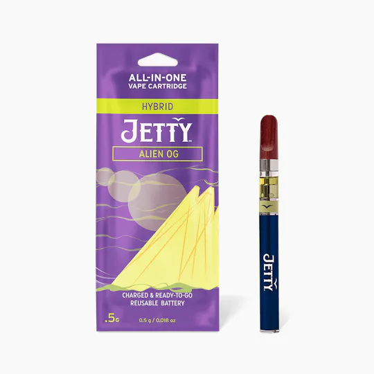Jetty Extracts - Alien OG | Disposable | 0.5g - 1