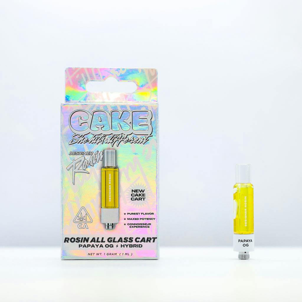 CAKE she hits different - Papaya OG | Live Rosin Cartridge | 1g - 1