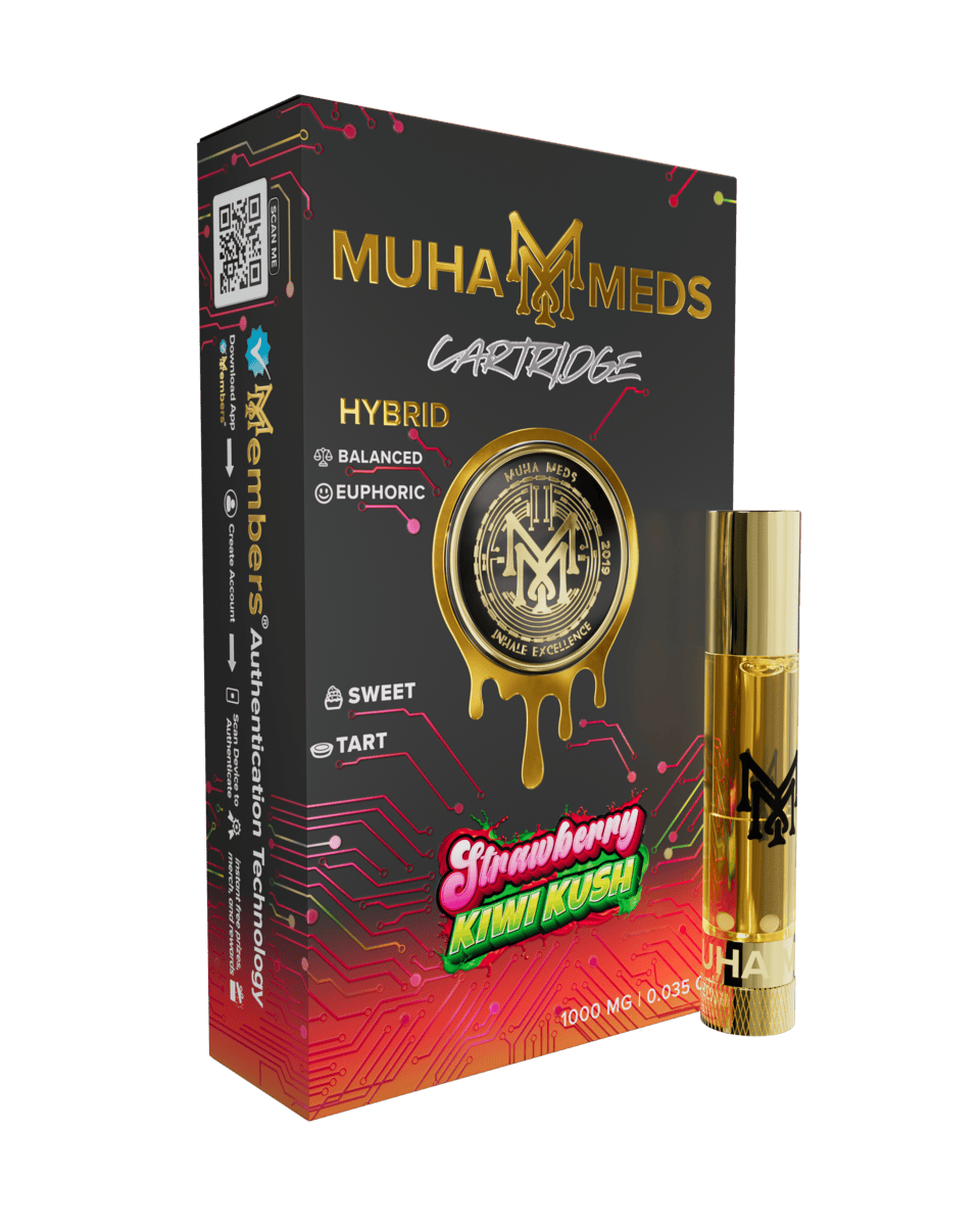 Muha Meds - Strawberry Kiwi Kush | Cartridge | 1g - 1
