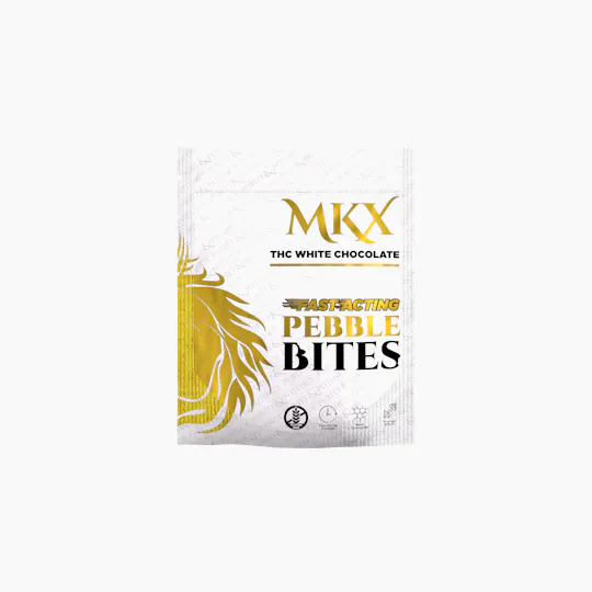 MKX Oil Co - Fast Acting | Pebble White Chocolates | 100mg | 2ct | 50mg/ea - 1