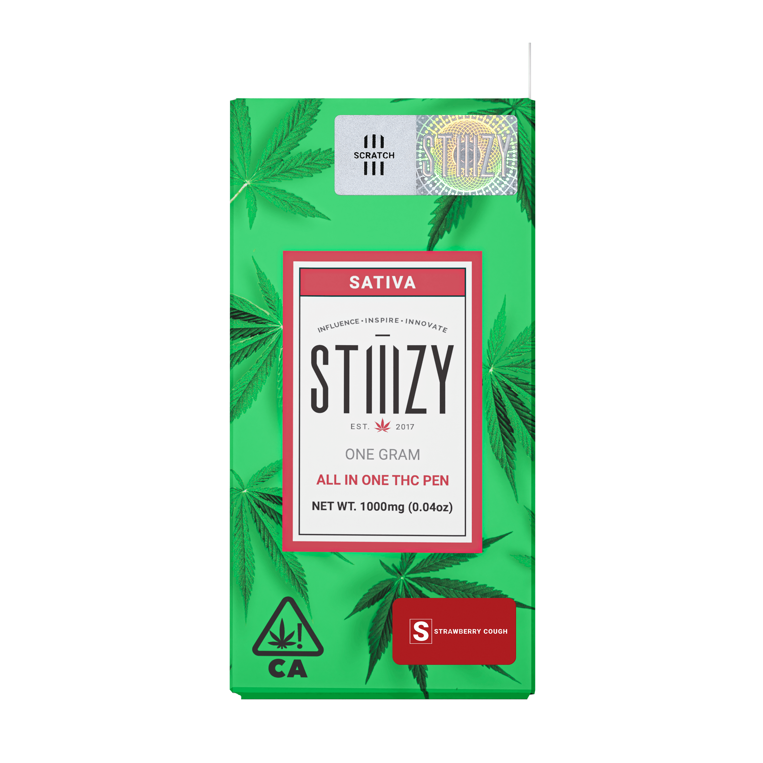 STIIIZY - Vape - STRAWBERRY COUGH 1G All-In-One - 1