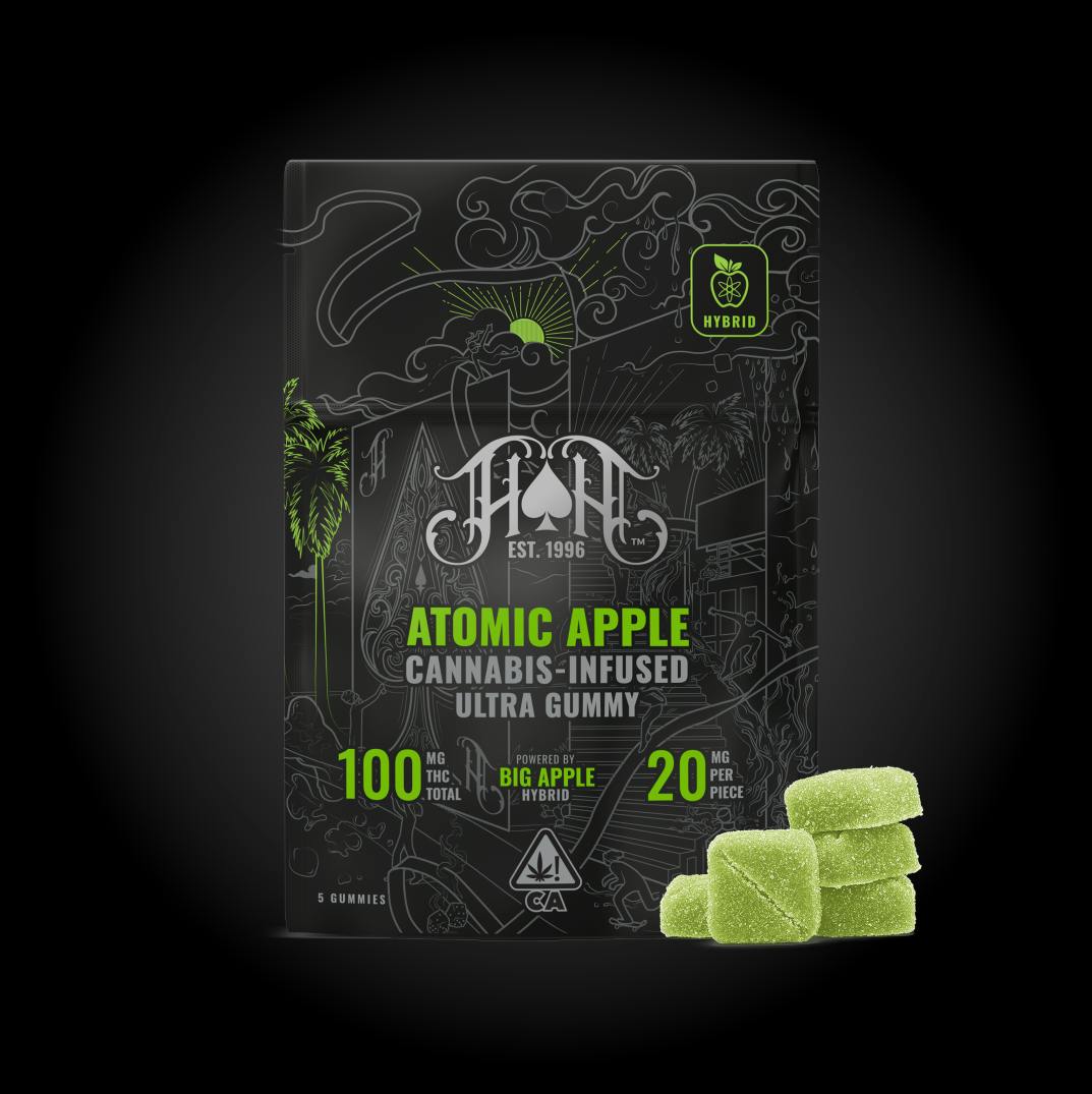 Heavy Hitters - Ultra | Atomic Apple Gummies | 100mg | 5ct | 20mg/ea - 1