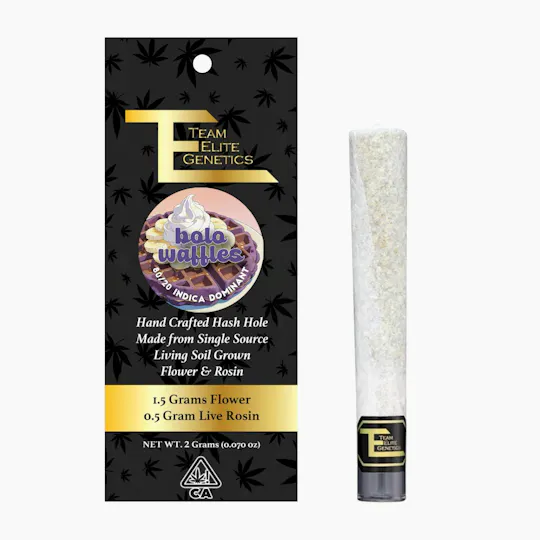 Team Elite Genetics - Bolo Waffles | Hash Hole Infused Joint | 2g - 1