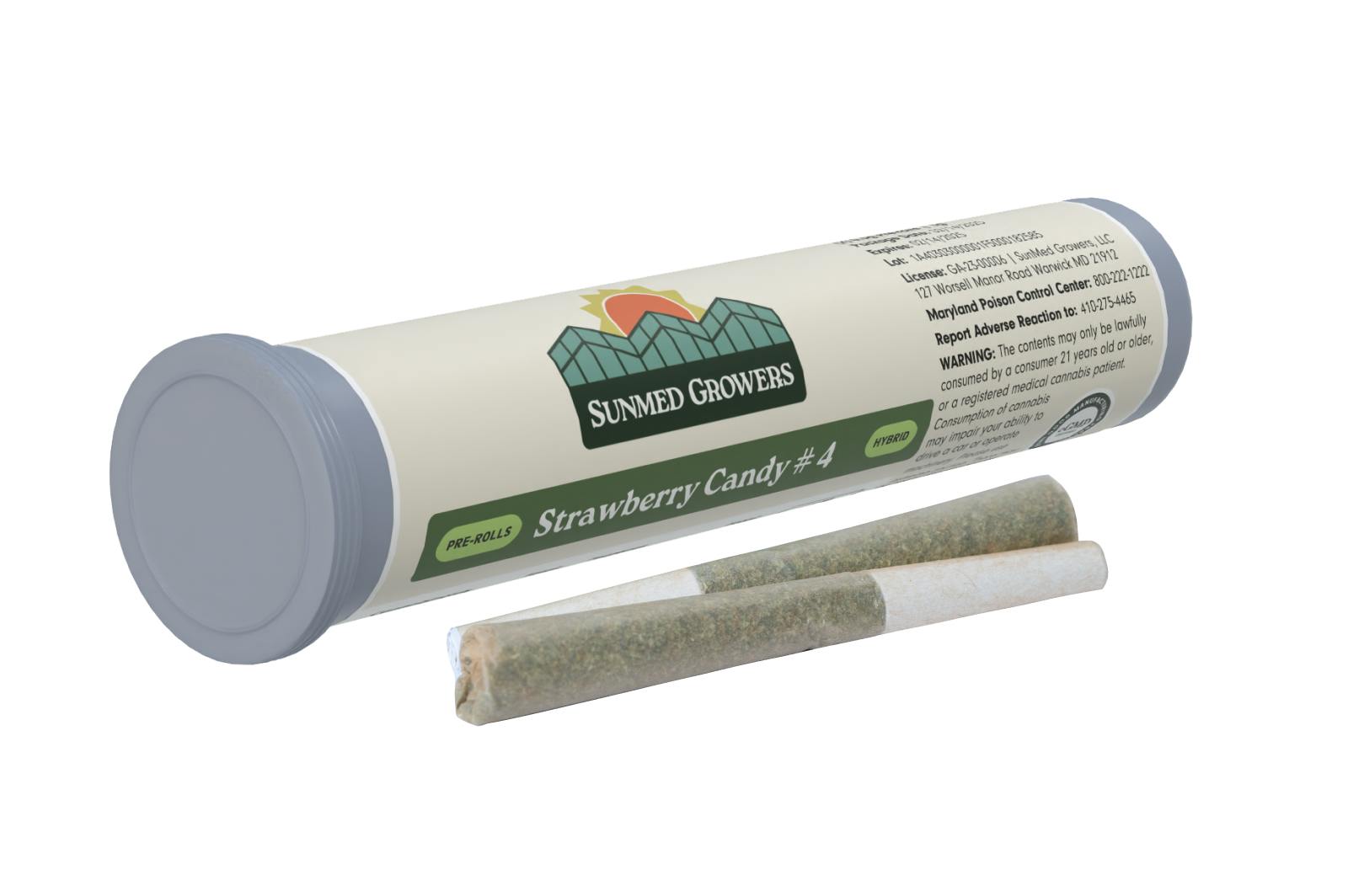 SunMed Growers - Strawberry Candy #4 Pre Roll 0.5g/2 Pack - 1
