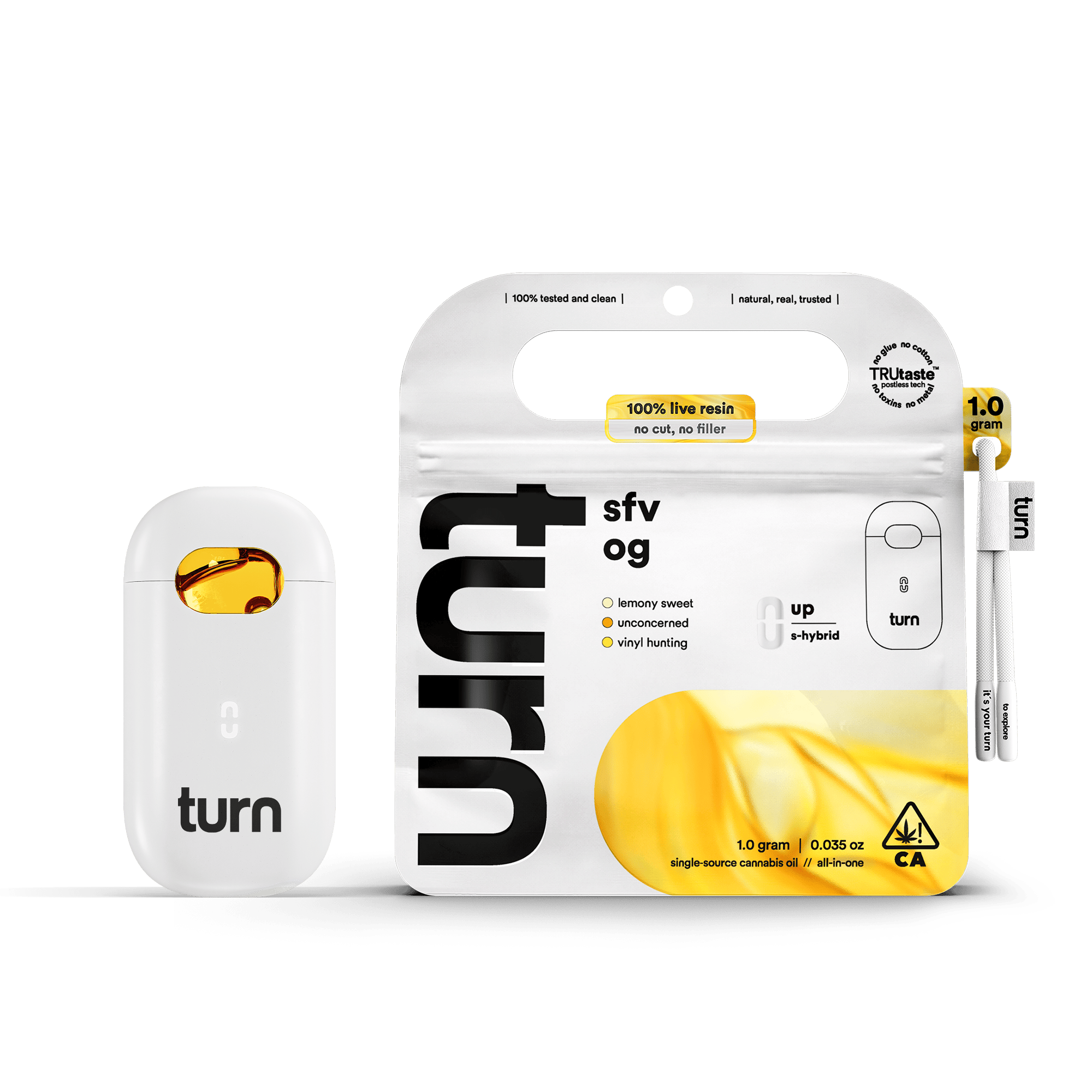 turn - SFV OG | 100% Live Resin | AIO | Sativa-Hybrid - 1